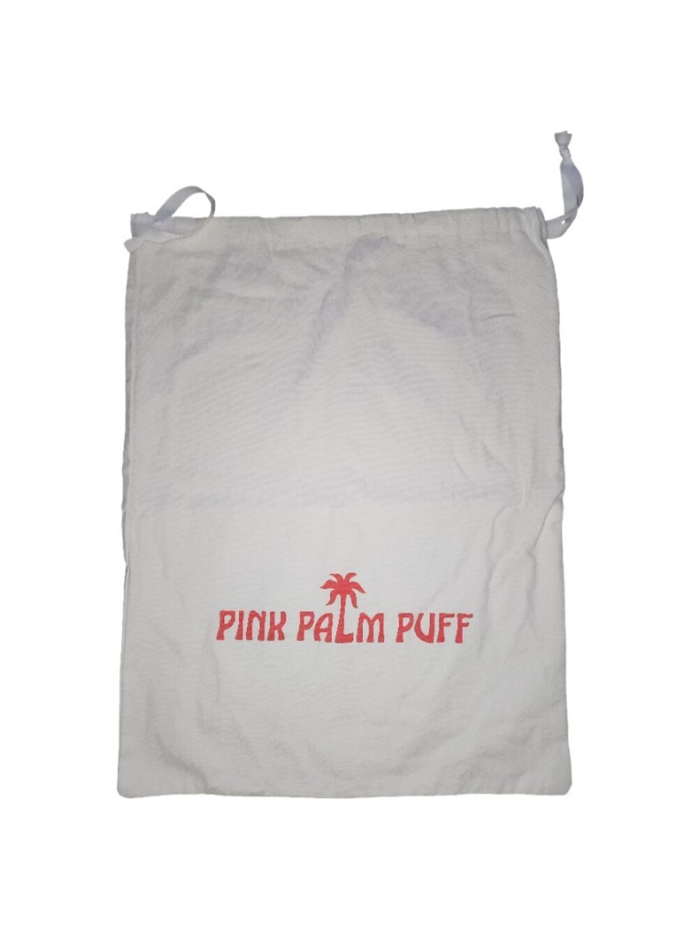 Pink Palm Puff Dustbag, 13" X 17"
